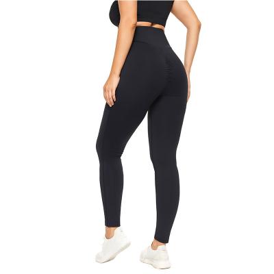 China Breathable Girdle Design Plus Size Yoga Gaiters Women Workout Tights High Waist Pants Abdominal Oversized Slim Leggin USA Solid Color Leg for sale