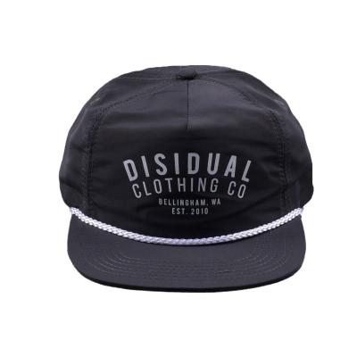 China COMMON High Quality Nylon Snapback Hat Snapback Hat White Snapback Golf Cap Custom Hat for sale