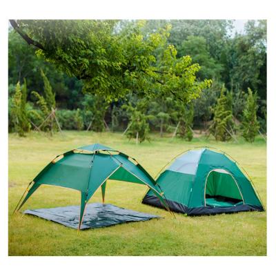 China 4 Season Double Layer Nature Camping Tent Aluminum Diagonal Tying Rod Type Outdoor Tent Waterproof Camping for sale