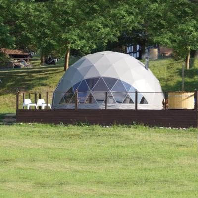 China Hotel Room Luxury And Comfort Hemispherical Camping Tent Over 6 Meters for sale