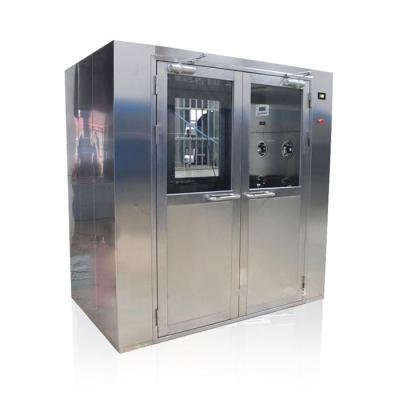 China Double Door Cleanroom Dedusting Air Shower Room With HEPA Filter zu verkaufen