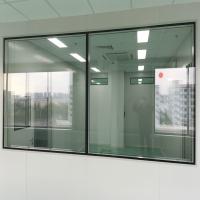 China Ventana de cristal endurecida libre de polvo de encargo Inlined con el sitio limpio SS304 en venta