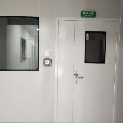 Chine Double porte hermétique vitrée de Cleanroom de fenêtre de vue de verre trempé à vendre