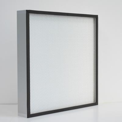 China fiberglass H13 U15 Mini Pleat Cleanroom HEPA Filters For Air Conditioner for sale