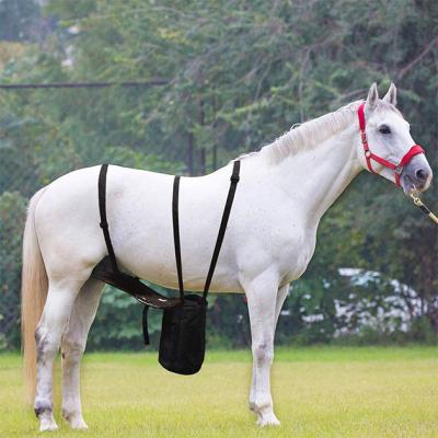 China Customize Waterproof Detachable Ground Bull Beef Clean Barn Stallion Row Inner Pouch Equine Poop Manure Area Collect Saddle Bag SDEQS29 for sale