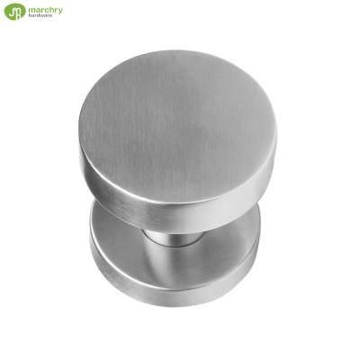 China Modern Flat Stainless Steel Interior Door Knobs for sale