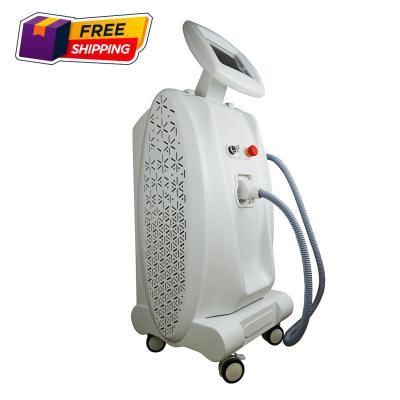 China Free Shipping Painless Hair Removal Women Man 755 808 1064 Diode Laser Hair Removal For Beauty Salon Equipment for sale