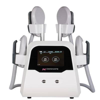 China Hot Selling Professional Weight Loss Manufacture 4 Handles Muscle Building Stimulator Device EMS Body Slimming Machine for sale