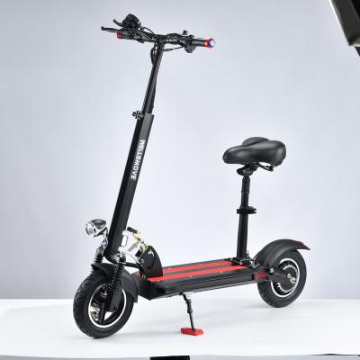 China Unisex Aluminum Frame Fast Folding Electric Scooter Electtrico With Seat for sale