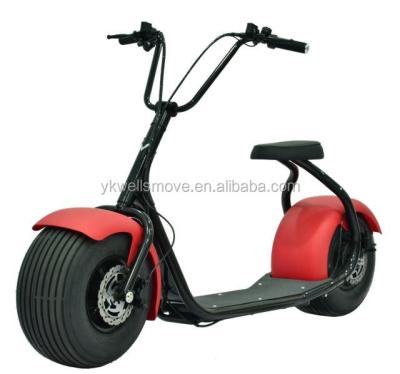 China Bluetooth speaker +led lights factory offer good quality big wheel electric scooter 1000w for sale