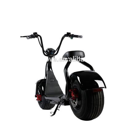 China Bluetooth speaker +led lights EL scooter 1000w 1500w citycoco electric scooter with big wheels for sale