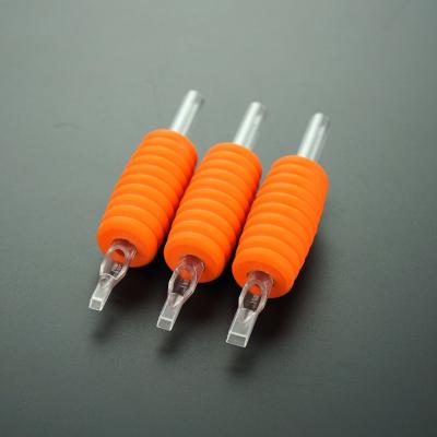 China 25mm Permanent Flat Comfort Tattoo Grip Disposable Tattoo Tube for sale