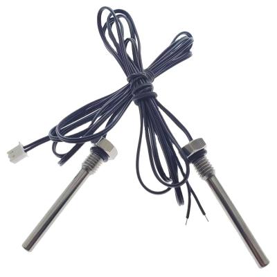 China / Extended probe temperature sensor 10K 50K 100K B3950 hexagonal screw M8 NTC thermistor for sale