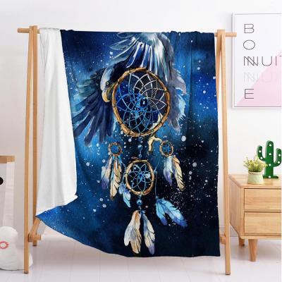 China PORTABLE 3d Printing Wholesale Customized Covering Dreamnet Cartoon Home Leisure Tourism Blanket for sale