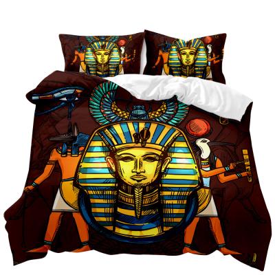 China Viable luxury Egyptian bedding set ancient Egyptian pharaoh down comforter cover factory wholesale for sale