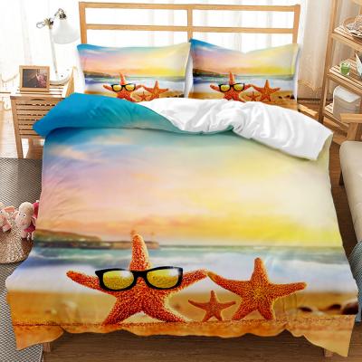 China Viable Summer Beach Bedding Set Luxury Duvet Piece Bedding Set Luxury Duvet Cover Bedding Set Print Duvet Cover Extra Large for sale