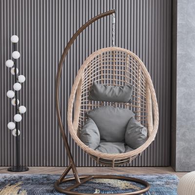 China Contemporary Hot Sale Swing Basket Swing Chair Rattan Swing Chair Camping Swing Chair With Stand for sale