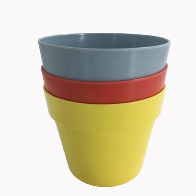 China Biodegradable Europe 100 Fiber Bamboo Flower Pot Garden Pot Eco - Friendly Wholesale for sale