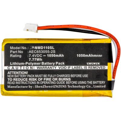 China Consumer Electronics 7.4V Li-Polymer Replacement Battery For AEC653055-2S, Flip, Flip 1 for sale