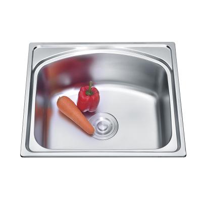 China Commercial Custom Freestanding Kitchen Equipment 201/304 Stainless Steel Sink High Quality Durable Sink Without Faucet for sale