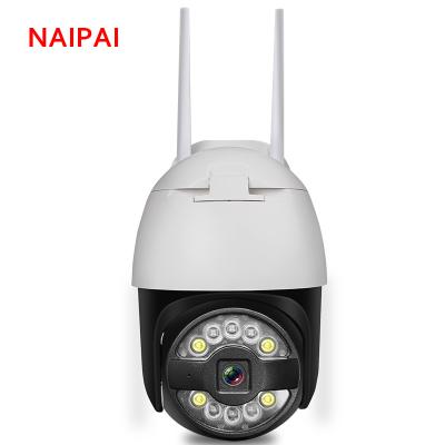 China Siren NAIPAI 8CH CCTV System 2MP Wifi NVR Kit 1080P IP Camera P2P CCTV Surveillance System Built-in Wireless Visual Outdoor Night Vision Camera for sale