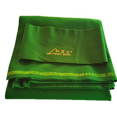 China Popular Wool+Nylon liberwin fabric for pool table coin operated pool table cloth for sale