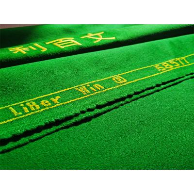 China Wool+Nylon simulated precision 6811 billiard tablecloth high quality liberwin wool fabric for sale