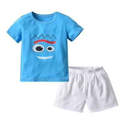 China Custom Kids Clothing Casual Kids Tracksuit For Boys Sets Summer 2pcs Sport Suits Boys Clothing for sale