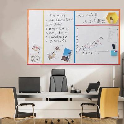 China Custom White Board Removable Dry Erase Soft Magnetic Whiteboard Sticker High Quality Self Adhesive Soft Magnetic Whiteboard for sale