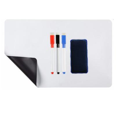 China Self-magnetic A4 Dry Erase Magnetic Whiteboard For Refrigerator Soft Whiteboard For Kitchen for sale