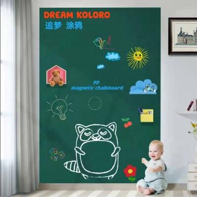 China Chalk Flexible Magnetic Blackboard Sheet Chalkboard Custom Size Roll Blackboard For Kids for sale