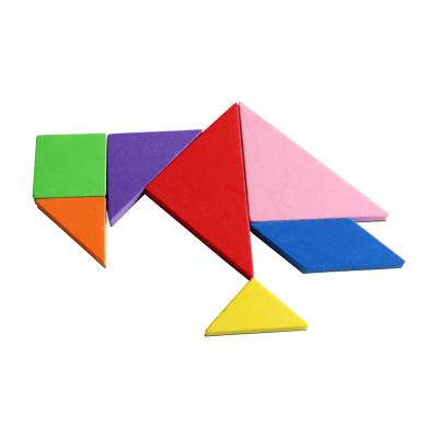 China Newest Design Tangram Educational Good Quality Eva Foam Magnetic Children's Toys Puzzle for sale