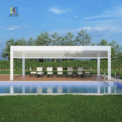 China Easily Assembled Profile Pergola Bioclimatic Aluminum Alloy 6063-T5 Aluminum Pergola for sale