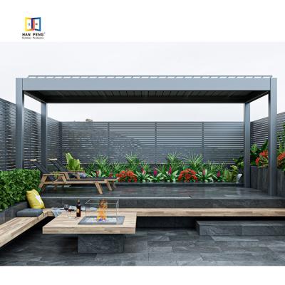 China House Space Pergola Application Easily Assembled Aluminum Outdoor Motorized Extending Garden Balcony for sale