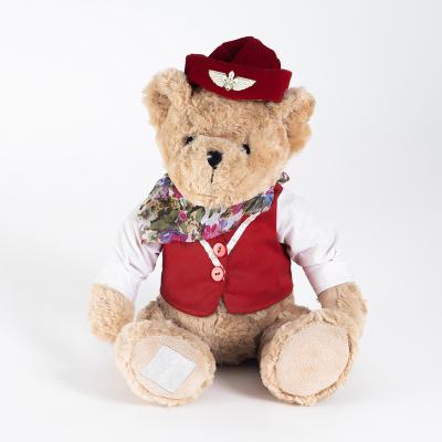 China Promotional Gifts Teddy Bear Plush With Uniform Birthday Gift For Kids In Competitive Price for sale