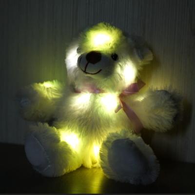 China Fasion Teddy Bear Plush Toy with LED Light for Kids Gift in Christmas, Halloween for sale