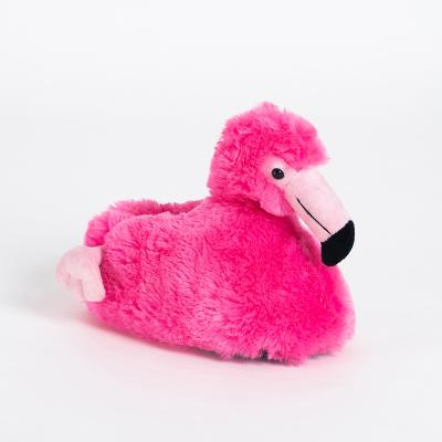 China Fasion Pink Flamingo Stuffed Plush Slippers for Kids, Girls, Boys Winter Indoor Use in Competitive Price for sale