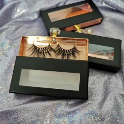 China Luxury Customized Full Volume Lash Lashes Packaging Box Custom Private Label Drawer Slide Storage Box for sale