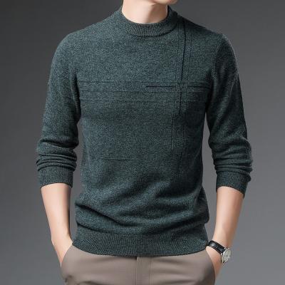 China 100% Custom Made High Quality Knitted Sweater Men Cotton Sweater Crewneck Pullover OEM Style Casual Sweater For Men for sale