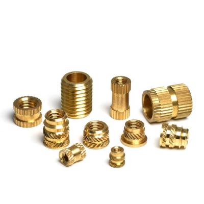 China Threaded insert china insert nut M2*4 hign quality construction brass bolt nut mold for sale