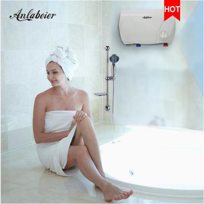 China Hotel Safe Portable Wall Mounted Small Bathroom Electric Shower Water Heater for sale