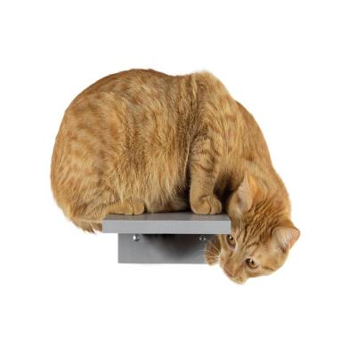 China Hot Selling Home Perch Viable Toy Modern Mounted Handmade Wooden Steps Floating Stairs Cat Climbing Wall for sale