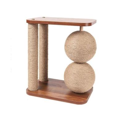 China New Style Viable Large Size Cat Toy Scratching Balls Interactive Sisal Rope Ball Interactive Toy for sale