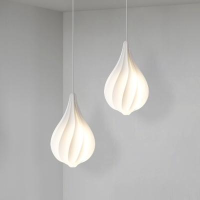 China New modern flower bud drop shape restaurant chandelier, creative personality bedroom bedside chandelier for sale