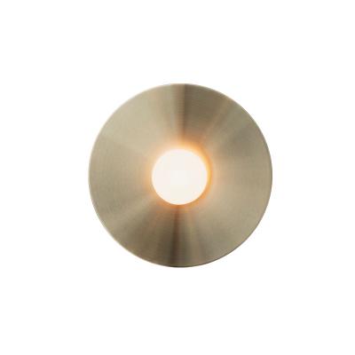 China Modern New Design Nordic Creative Gold Round Glass Ball Bedroom Metal Minimalist Wall Lamp for sale