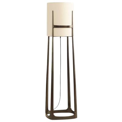 China Simple modern post modern metal floor lamp with fabric shade for living room bedroom and hotel decoration for sale