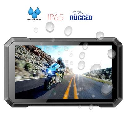 China Motorcycle RuiHao Display IP65 Android 8.1 WIFI 2GB RAM Motorcycle Radios and 7 Inch IPS GPS Computer for sale