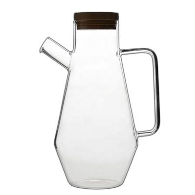 China Sustainable Kitchen Dishwashing Oil Kettle Top Grade Glass Bottle for sale