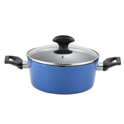 China Sustainable High Quality Aluminum Cookware For Kitchen Wares Cooking Pot With Soup Pot for sale