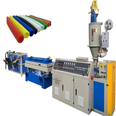 China New Arrival Sj65 Plastic Single Wall Corrugated Wire Extruding Machine Pipe Production Line for sale